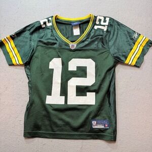 Reebok Green Bay Packers Aaron Rodgers #12 Jersey Women's Medium M‎ NFL Football